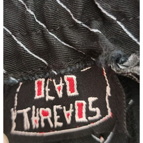 Dead Threads Women's Medium Goth Punk Grunge Halter Vest Corset Stripes Y2K - Picture 13 of 15